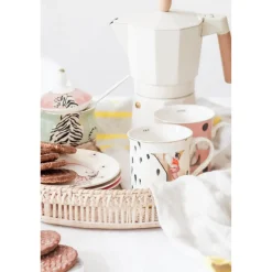 Yvonne Ellen Bone China 330ml Alphabet Mug - O