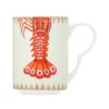Yvonne Ellen Bone China Medium Mug - Lobster