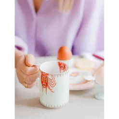 Yvonne Ellen Bone China Medium Mug - Lobster