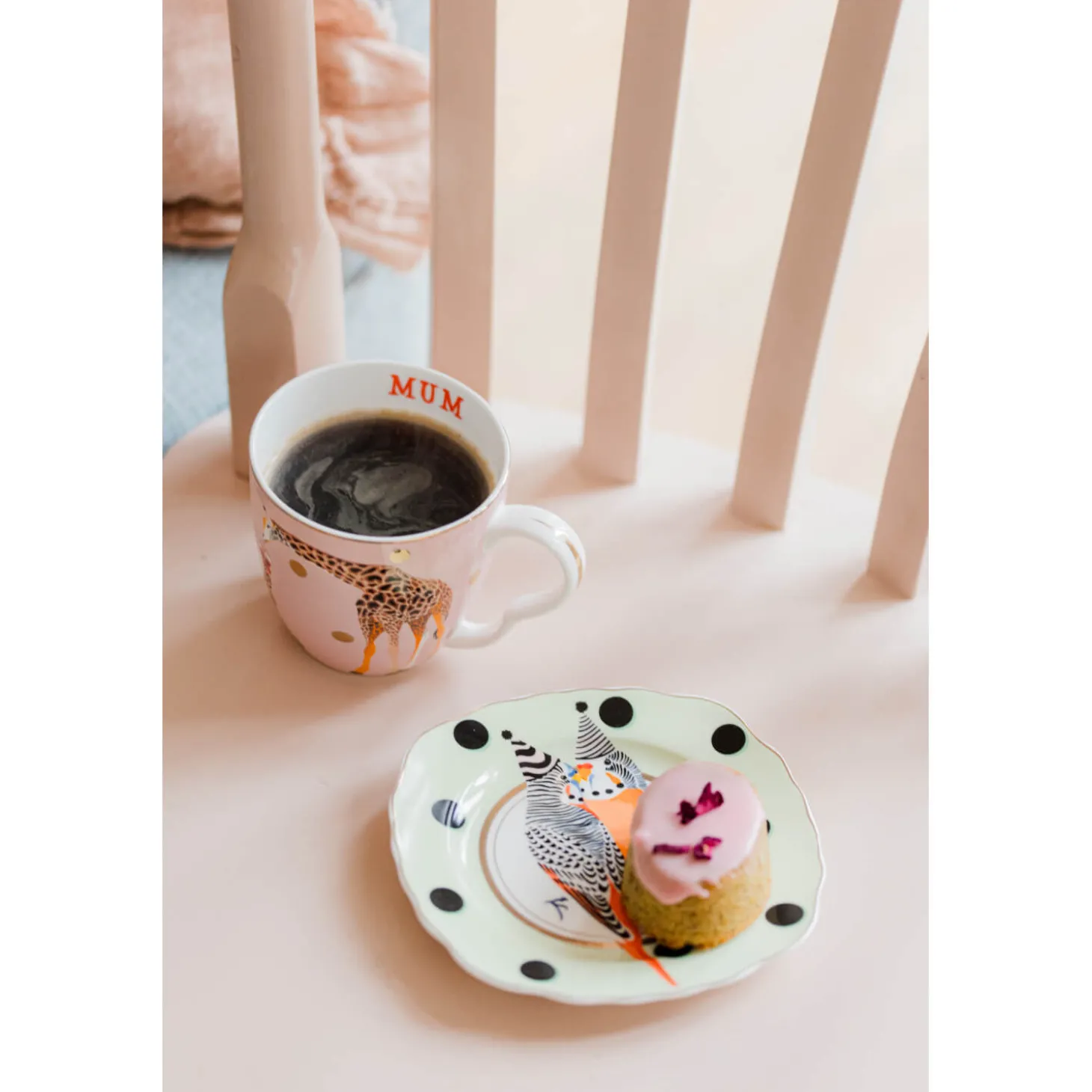 Yvonne Ellen Fine China Tea Plate - Budgie