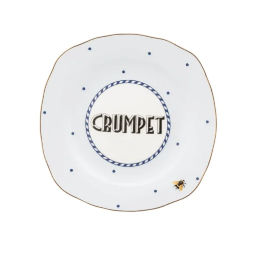 Yvonne Ellen 4-Piece Fine China Tea Plate Set - Cheeky