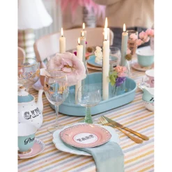 Yvonne Ellen 4-Piece Fine China Tea Plate Set - Cheeky