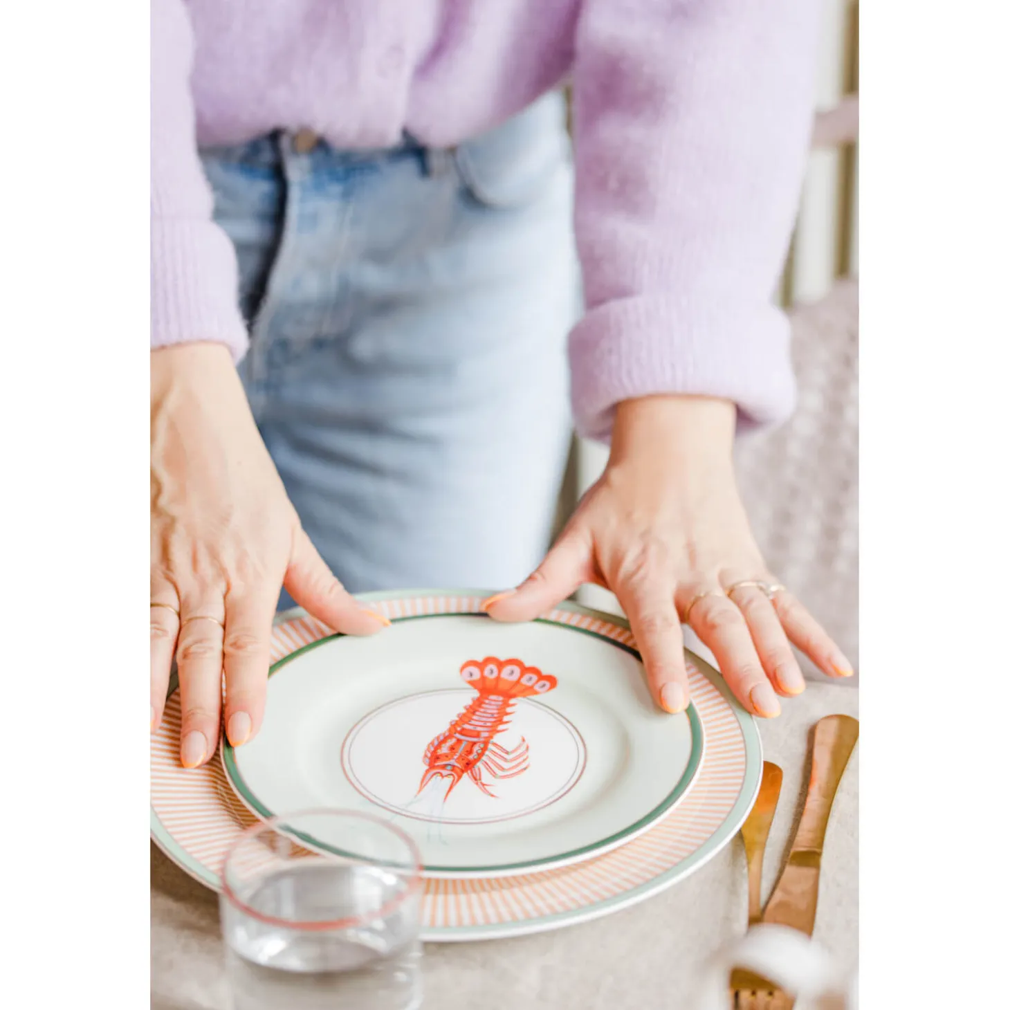 Yvonne Ellen 4-Piece Fine China Side Plates - Under The Sea
