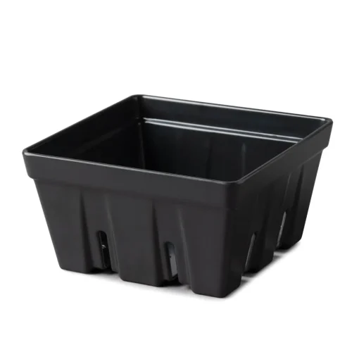 Zeal 15cm Melamine Berry Box & Colander - Dark Grey