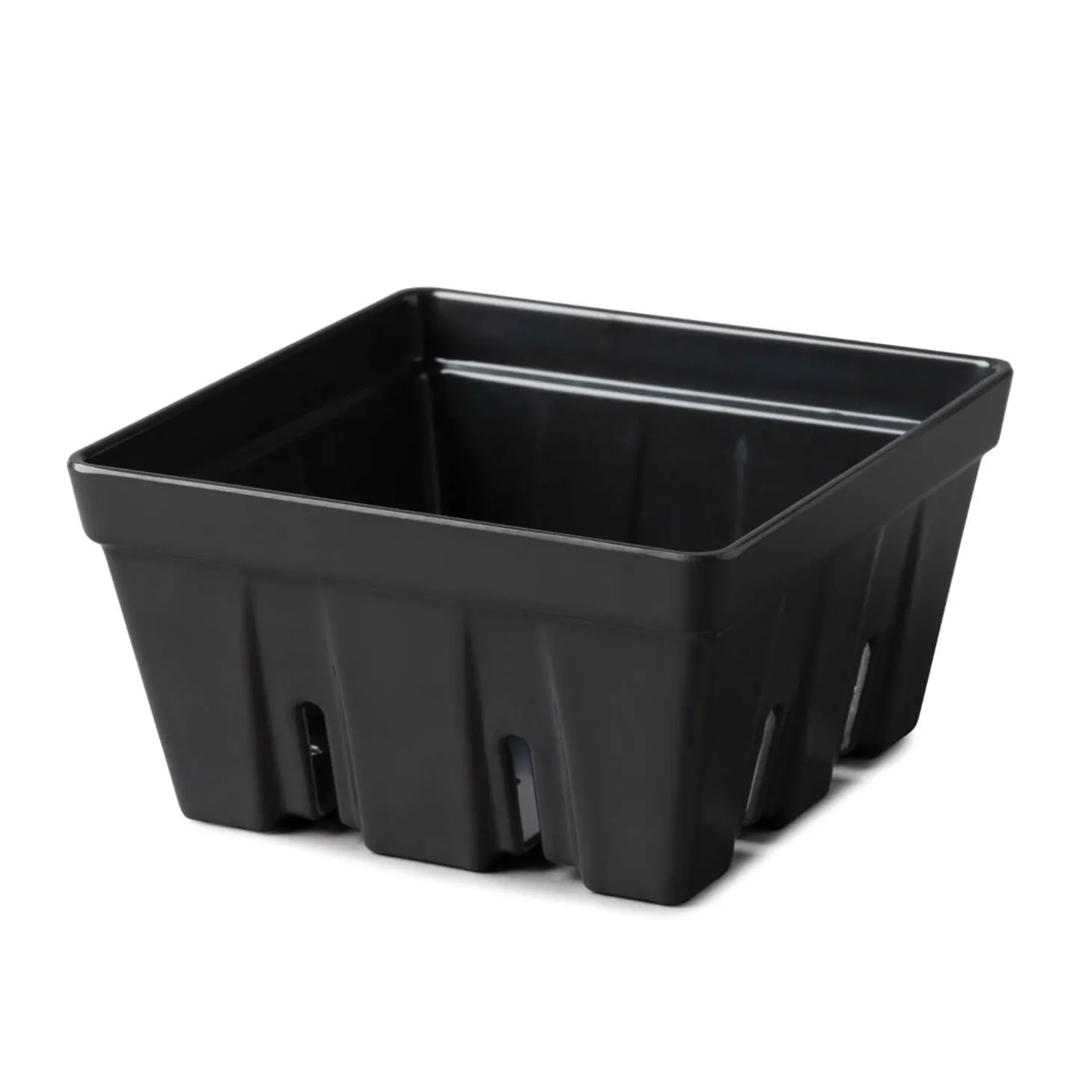 Zeal 15cm Melamine Berry Box & Colander - Dark Grey