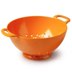 Zeal Premium 15cm Melamine Colander with Handles - Neon Orange