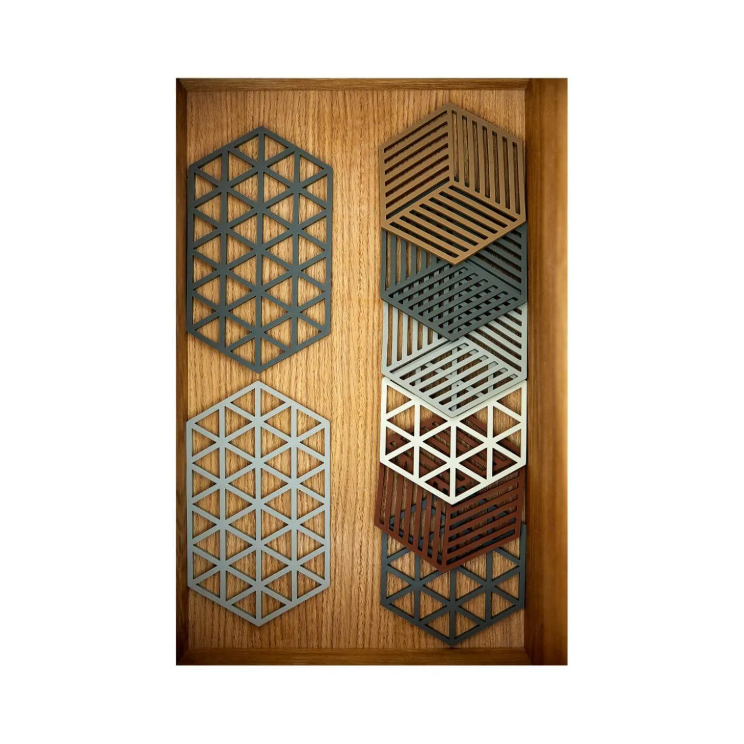 Zone Denmark Hexagon Silicone Trivet - Terracotta
